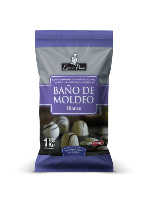 Línea de Plata Baño de Moldeo Blanco